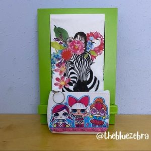 NEW! L.O.L. Suprise! Dolls Coin Purse With Keyring Zip Pull